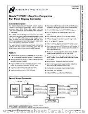 CS9211 datasheet pdf National Semiconductor