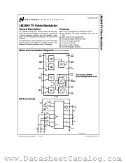 LM2889 datasheet pdf National Semiconductor