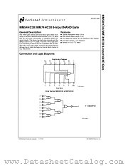 MM54HC30 datasheet pdf National Semiconductor