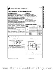 LM2931 datasheet pdf National Semiconductor