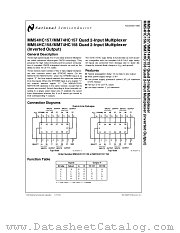 MM74HC157 datasheet pdf National Semiconductor