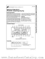 MM74HC374 datasheet pdf National Semiconductor