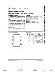 MM54HC595 datasheet pdf National Semiconductor