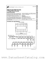 MM74HC4060 datasheet pdf National Semiconductor