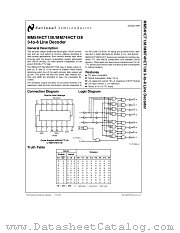 MM74HCT138 datasheet pdf National Semiconductor
