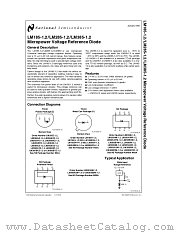LM185-1.2 datasheet pdf National Semiconductor