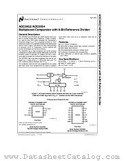 ADC0854 datasheet pdf National Semiconductor