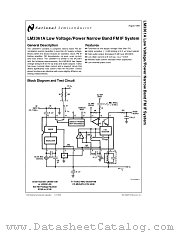 LM3361A datasheet pdf National Semiconductor