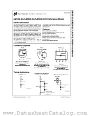 LM336-2.5 datasheet pdf National Semiconductor