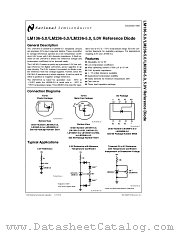 LM336-5.0 datasheet pdf National Semiconductor