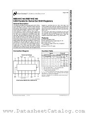 MM54HC166 datasheet pdf National Semiconductor