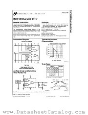 DS75123 datasheet pdf National Semiconductor