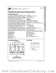 DS3658 datasheet pdf National Semiconductor