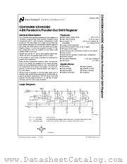 CD4035BC datasheet pdf National Semiconductor