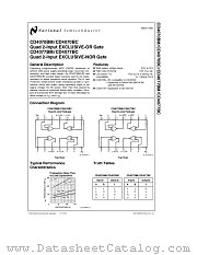 CD4077BC datasheet pdf National Semiconductor