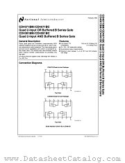 CD4081BC datasheet pdf National Semiconductor