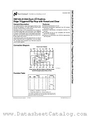 DM74ALS109A datasheet pdf National Semiconductor