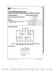 DM74LS09 datasheet pdf National Semiconductor