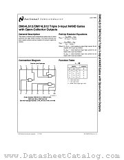 DM74LS12 datasheet pdf National Semiconductor