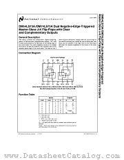 DM54LS73A datasheet pdf National Semiconductor