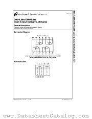 DM74LS86 datasheet pdf National Semiconductor