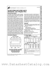 DM54LS670 datasheet pdf National Semiconductor