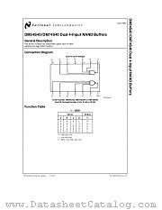 DM74S40 datasheet pdf National Semiconductor