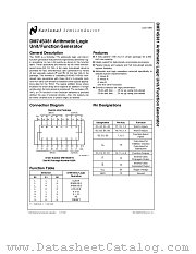 DM74S381 datasheet pdf National Semiconductor