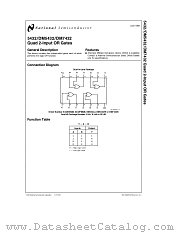 DM5432 datasheet pdf National Semiconductor