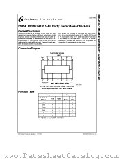 DM54180 datasheet pdf National Semiconductor