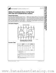 DM74AS873 datasheet pdf National Semiconductor