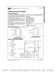 LM380 datasheet pdf National Semiconductor