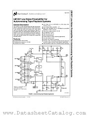 LM1837 datasheet pdf National Semiconductor