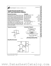 TL082 datasheet pdf National Semiconductor