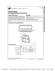 DM74ALS640A datasheet pdf National Semiconductor