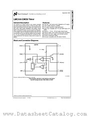 LMC555 datasheet pdf National Semiconductor