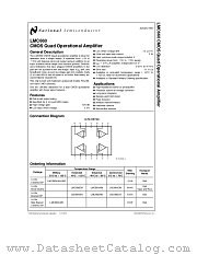 LMC660 datasheet pdf National Semiconductor