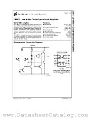 LM837 datasheet pdf National Semiconductor