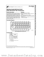 DM54ALS1645A datasheet pdf National Semiconductor