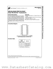 DM54ALS5620 datasheet pdf National Semiconductor