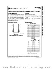 DM74ALS390 datasheet pdf National Semiconductor