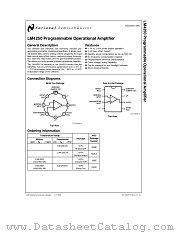LM4250 datasheet pdf National Semiconductor