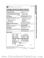 COPCF888 datasheet pdf National Semiconductor