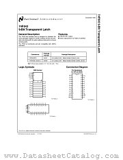 74F843 datasheet pdf National Semiconductor