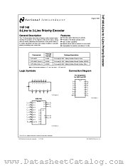 74F148 datasheet pdf National Semiconductor