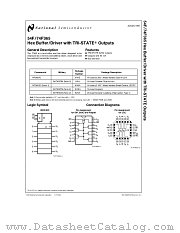 74F365 datasheet pdf National Semiconductor