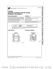 74F2243 datasheet pdf National Semiconductor
