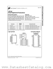 74F543 datasheet pdf National Semiconductor