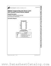 DM9368 datasheet pdf National Semiconductor