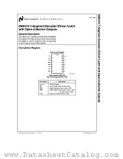 DM9370 datasheet pdf National Semiconductor